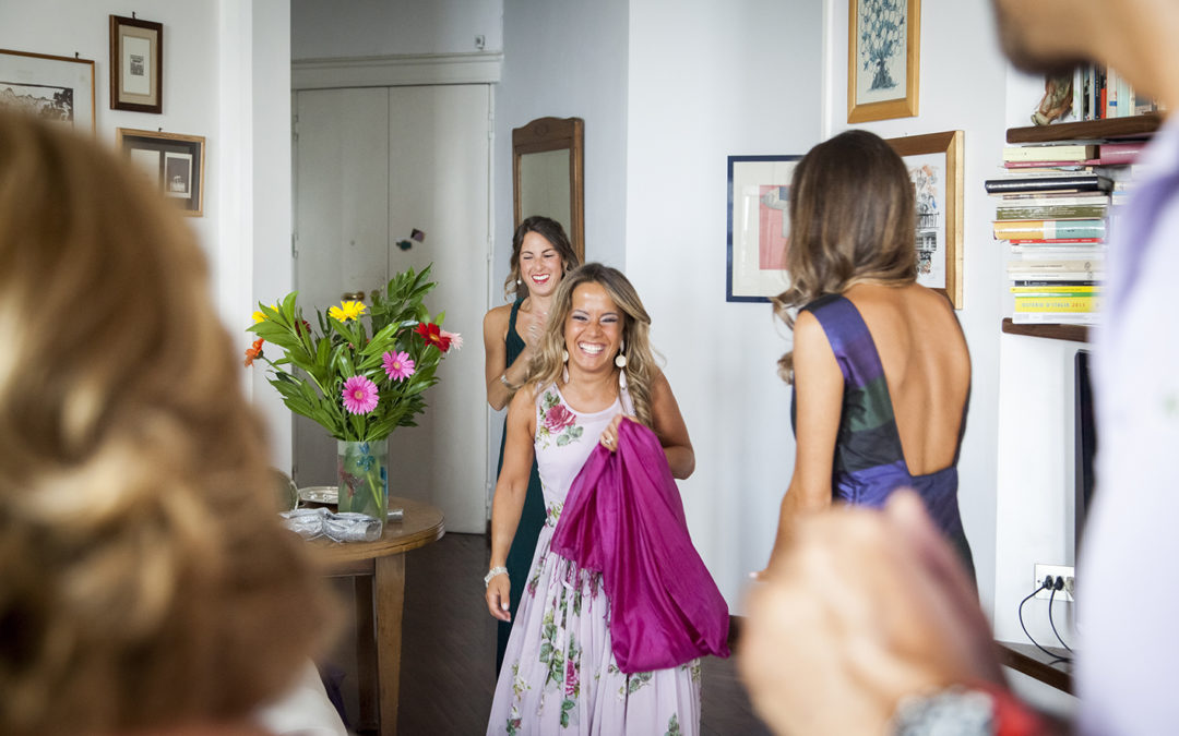 Amici e parenti a casa degli sposi prima del matrimonio, si o no?