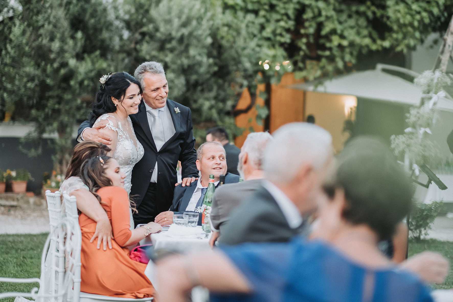 la sposa con il padre fotoreportage napoli