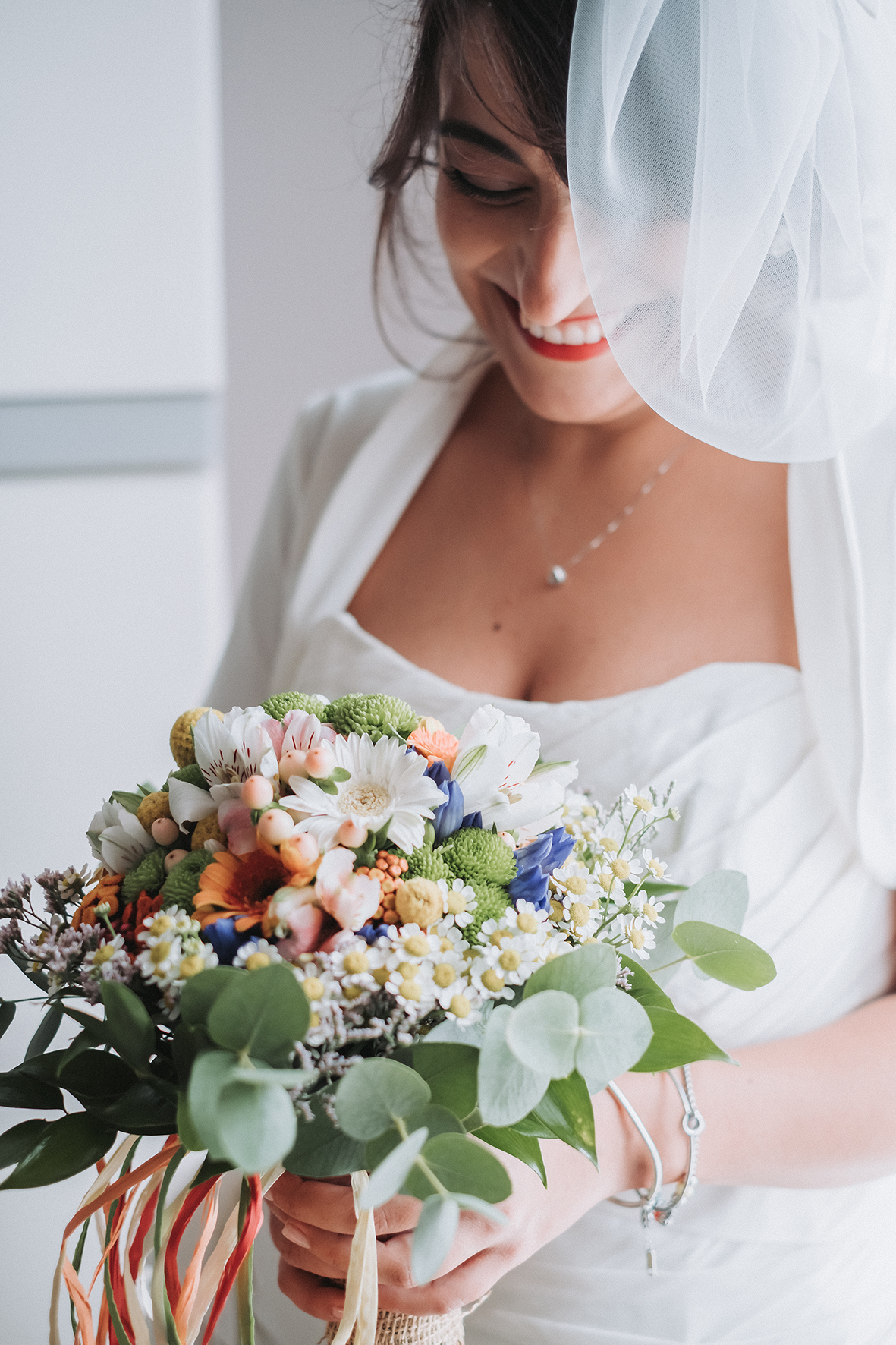 bouquet sposa fiori di campo reportage matrimonio